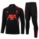 25/26 LIV Black Half Pull Tracksuit #B2527 (半拉链)