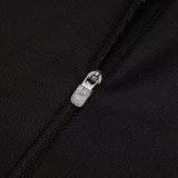 25/26 LIV Black Half Pull Tracksuit #B2527 (半拉链)