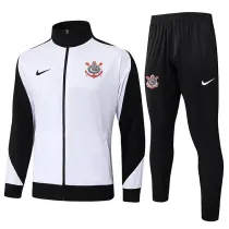 25/26 Corinthians White Jacket Tracksuit#A2509