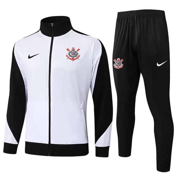 25/26 Corinthians White Jacket Tracksuit#A2509