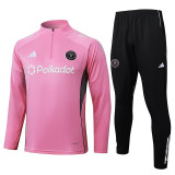 25/26  Inter Miami Pink Half Pull Tracksuit #B2523  (半拉链)