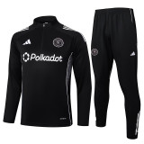 25/26  Inter Miami Black Half Pull Tracksuit #B2521 (半拉链)