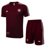 25/26  Bayern Maroon Training Short Suit #D2527