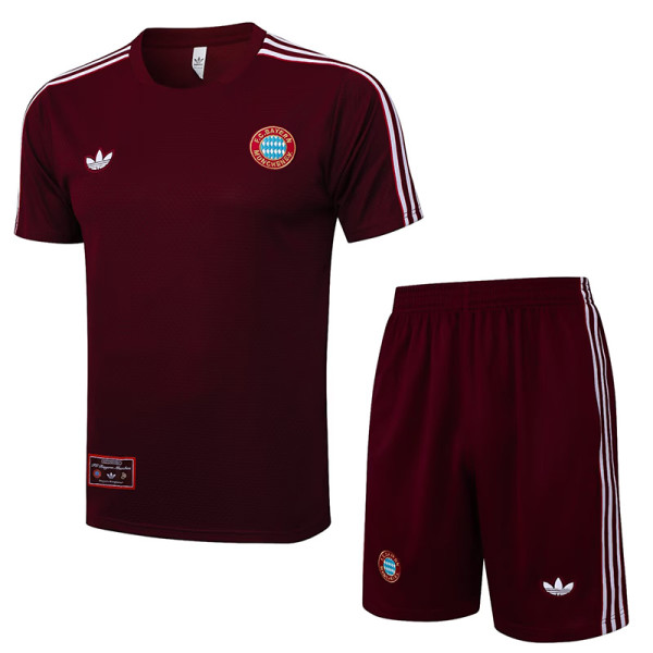25/26  Bayern Maroon Training Short Suit #D2527