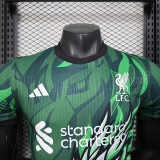 25/26  LIV Green Diagram  Player Version Soccer Jersey