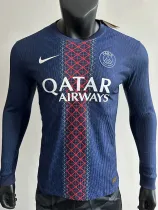 25/26 PSG Home Player Version  Long Sleeve  Soccer Jersey