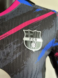 25/26 BAR Grey Black Special Edition  Player Version Soccer Jersey(白胸花）