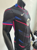25/26 BAR Grey Black Special Edition  Player Version Soccer Jersey(白胸花）
