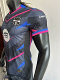 25/26 BAR Grey Black Special Edition  Player Version Soccer Jersey(白胸花）