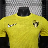 25/26 Ittihad Yellow Player Version Soccer Jersey