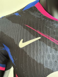 25/26 BAR Grey Black Special Edition  Player Version Soccer Jersey(白胸花）