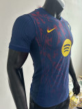 25/26 BAR  Special Edition Royal Blue Player Version Soccer Jersey(黄胸花）