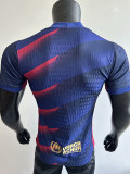 25/26 BAR Tricolor pattern Special Edition  Player Version Soccer Jersey(黄胸花)