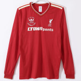 1986/1987  LIV Home Long Sleeve Retro Soccer Jersey
