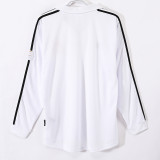 2002/2003 RMA Home  Long Sleeve  Retro Soccer Jersey 欧冠版