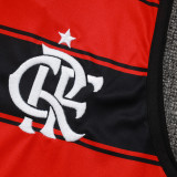 25/26 Flamengo Horizontal Stripe Inkjet Training vest Suit #D2543