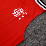 25/26 Flamengo Red Training vest Suit #D2513