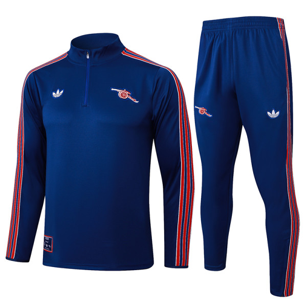 25/26  ARS Royal Blue Retro Edition Half Pull Tracksuit #B2508 (半拉链)