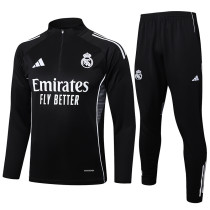 25/26  RMA Black Half Pull Tracksuit #B2501 (半拉链)