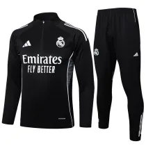 25/26  RMA Black Half Pull Tracksuit #B2501 (半拉链)