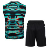 25/26  Portugal  Green Black Training vest  Suit # D2507
