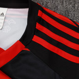 25/26 Flamengo Horizontal Stripe Inkjet Training vest Suit #D2543
