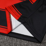 25/26 Flamengo Horizontal Stripe Inkjet Training vest Suit #D2543