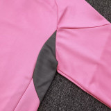 25/26  Inter Miami Pink Kids  Half Pull Tracksuit #E2530  (半拉链)