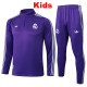 25/26  RMA Purple  Kids Half Pull Tracksuit #E2520 (半拉链)