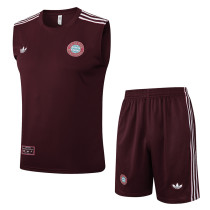 25/26  Bayern Maroon Training vest  Suit #D25276