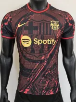 25/26 BAR Light Orange stripes  Player Version Training shirts