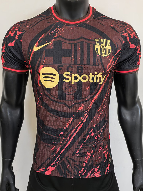25/26 BAR Light Orange stripes  Player Version Training shirts