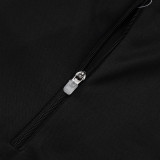 25/26  RMA Black Half Pull Tracksuit #B2501 (半拉链)