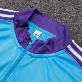 25/26  RMA Sky Blue Kids  Half Pull Tracksuit #E2519 (半拉链)
