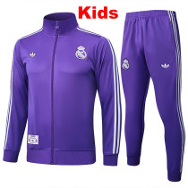 25/26 RMA Purple Kids Jacket Retro Edition Jacket Tracksuit #E2505