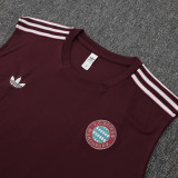 25/26  Bayern Maroon Training vest  Suit #D25276