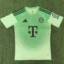 25/26 Bayern Goalkeeper Green Fans Soccer Jersey