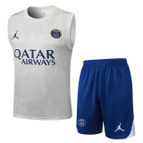 25/26 PSG Beige Training vest  Suit #D1038