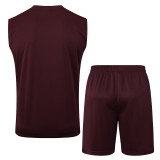 25/26  Bayern Maroon Training vest  Suit #D25276