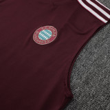 25/26  Bayern Maroon Training vest  Suit #D25276