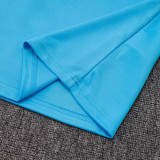 25/26  RMA Sky Blue Kids  Half Pull Tracksuit #E2519 (半拉链)