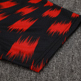 25/26 Flamengo Red Black Inkjet Training Short Suit #D2542