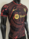 25/26 BAR Light Orange stripes  Player Version Training shirts