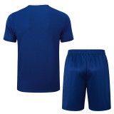 25/26 ARS Royal Blue Retro Training Short Suit #D2514
