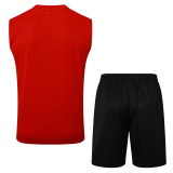 25/26 Flamengo Red Training vest Suit #D2513
