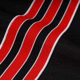 24/25 Man Utd Black Retro Edition  Half Pull Tracksuit #B2506 (半拉链)