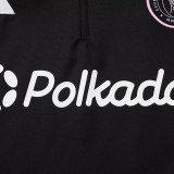 25/26  Inter Miami Black Kids Half Pull Tracksuit #E2528 (半拉链)