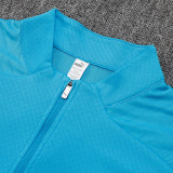 24/25 Man City Lake Blue Player version Half Pull Tracksuit #B2533 (半拉链)