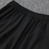 24/25 Man Utd Black Retro Edition  Half Pull Tracksuit #B2506 (半拉链)