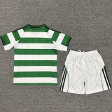 25/26  Celtic Home Kids Soccer Jersey